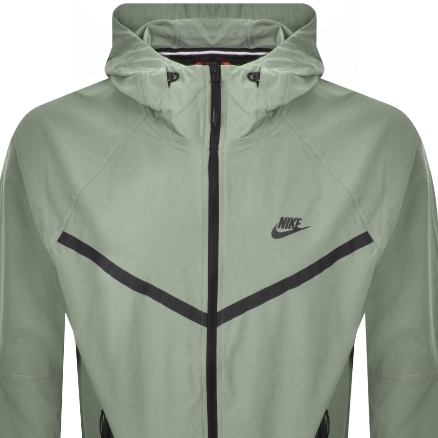 Nike Tech Woven Windrunner Jacket Green | Mainline Menswear